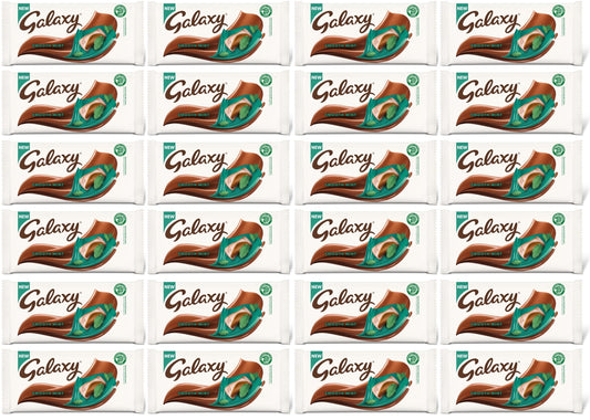 24 x Galaxy Mint Chocolate Block Bar - 110GM
