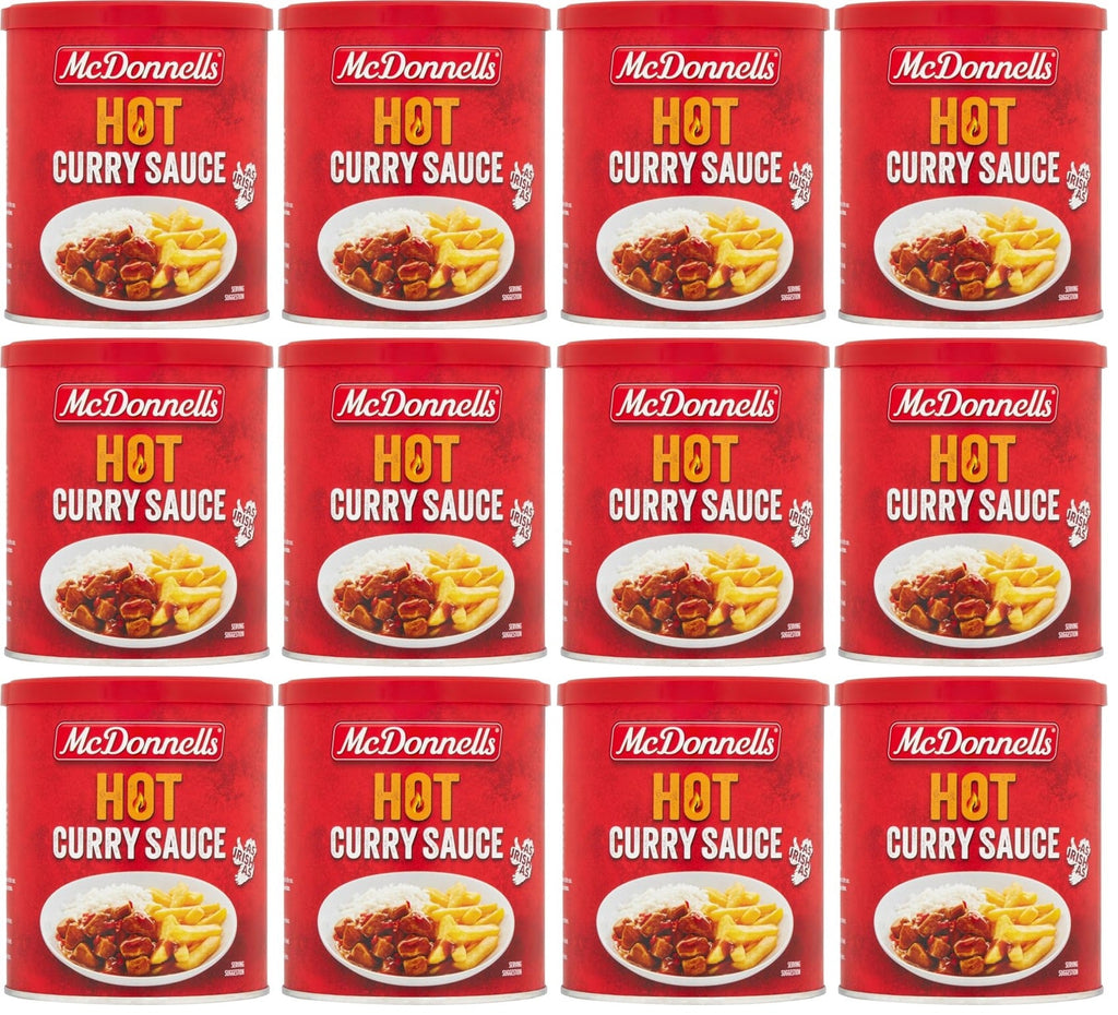 12 x Mcdonnells Hot Curry Sauce 200G