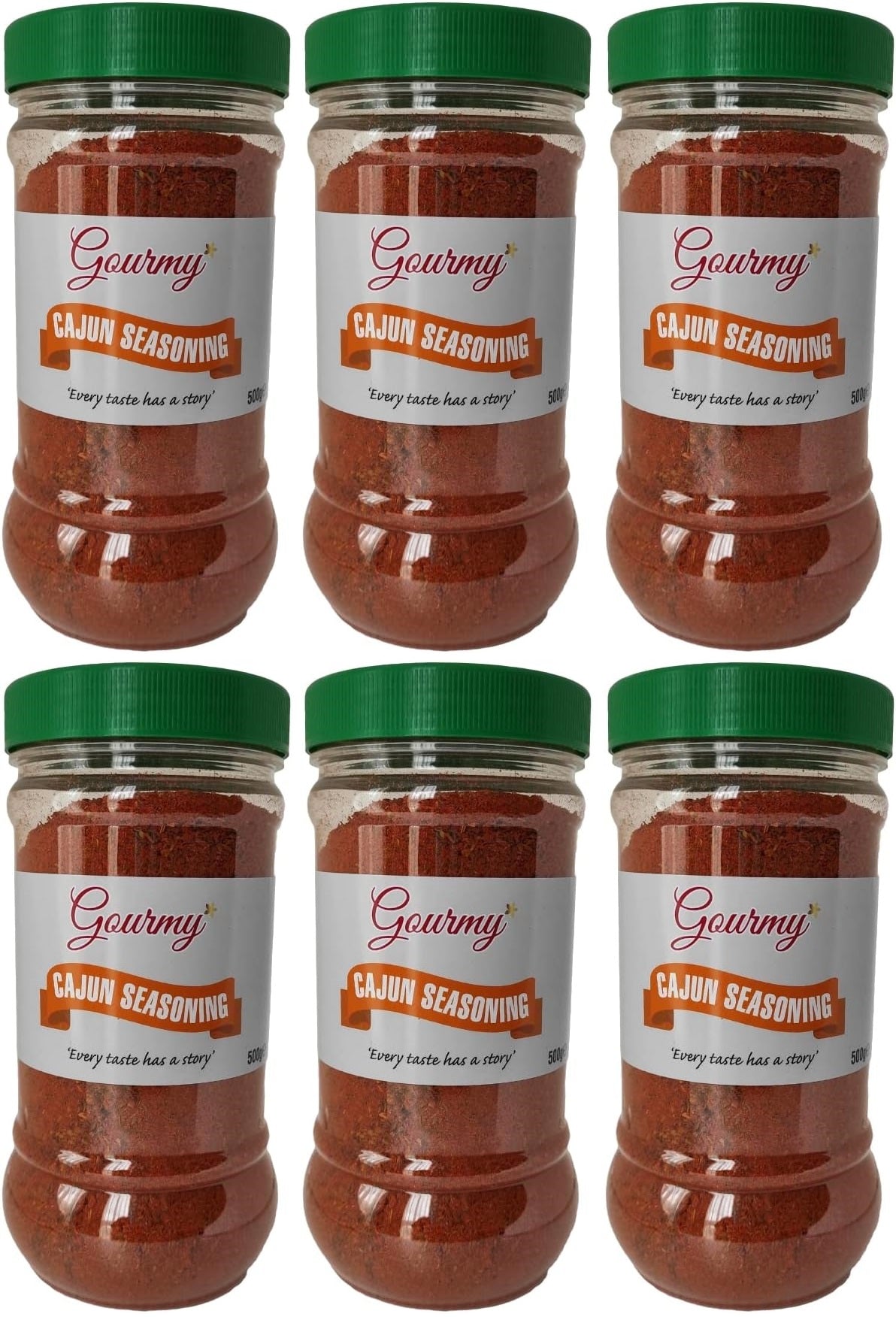 6 x Gourmy Cajun Seasoning
