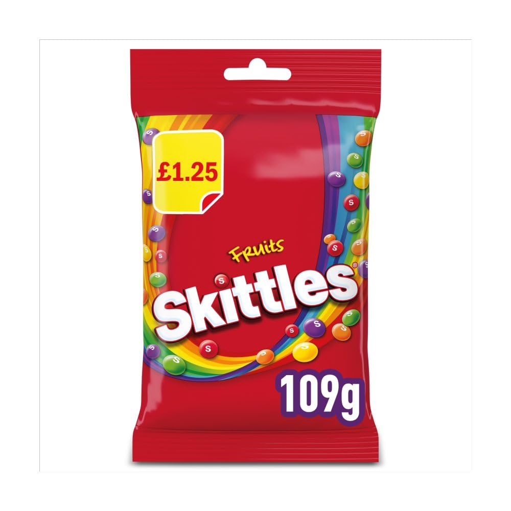14 x Skittles Fruit Flavoured Treat Bag - 109GM