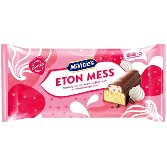 12 x Eton Mess Limited Edition Cake Bars 5pk - 123GM