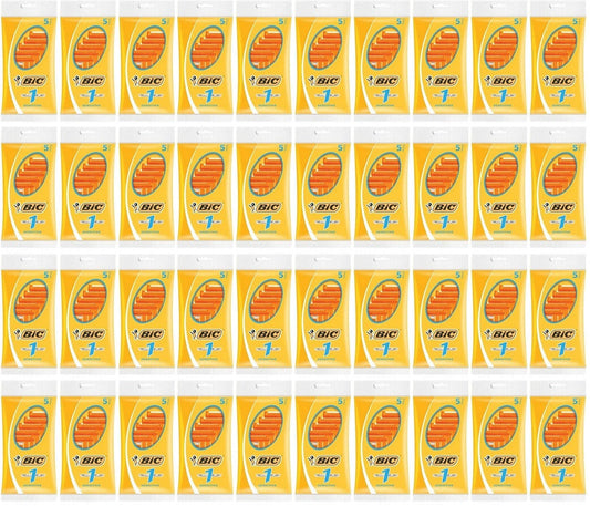 40 x Bic 1 Sensitive Disposable Razors 5 Pack
