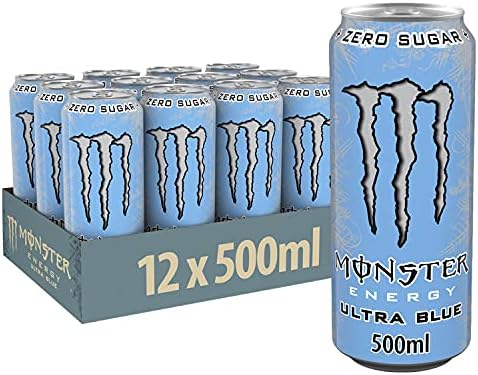12 x Monster Energy Ultra Blue 500Ml