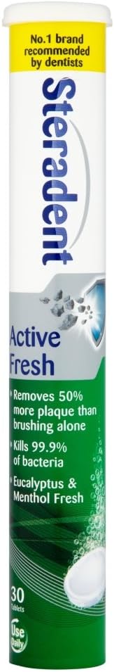 12 x Steradent Active Fresh  - 30 PACK