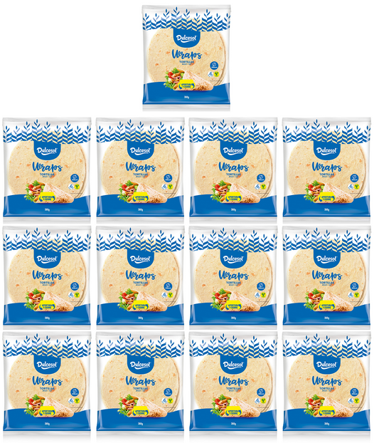 13 x Dulcesol Tortilla Wraps Large 6pk - 360