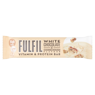 15 x Fulfil White Chocolate & Cookie Dough Protein Bar 55Gm