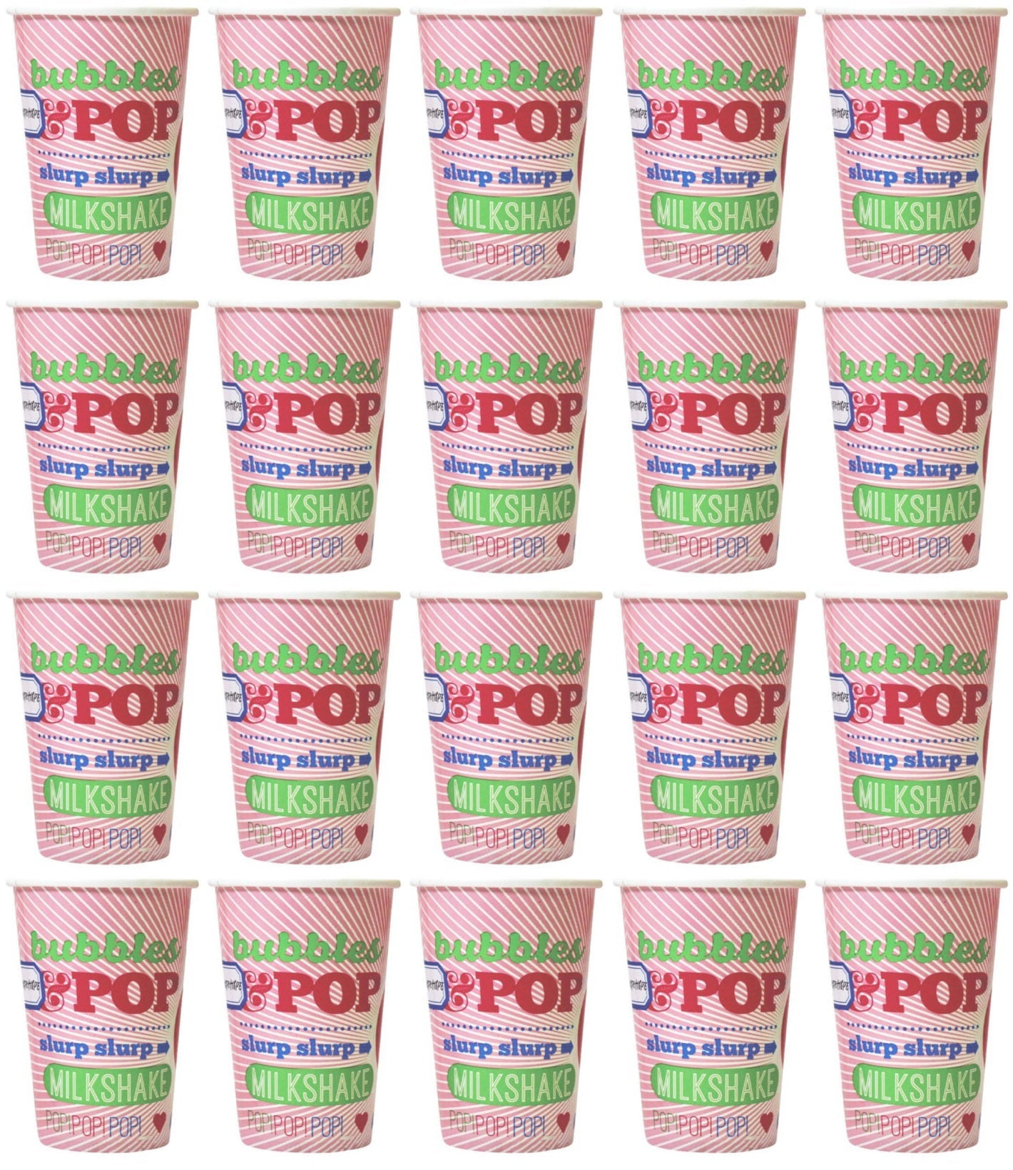 20 x 16Oz Cup Paper Chill Cold