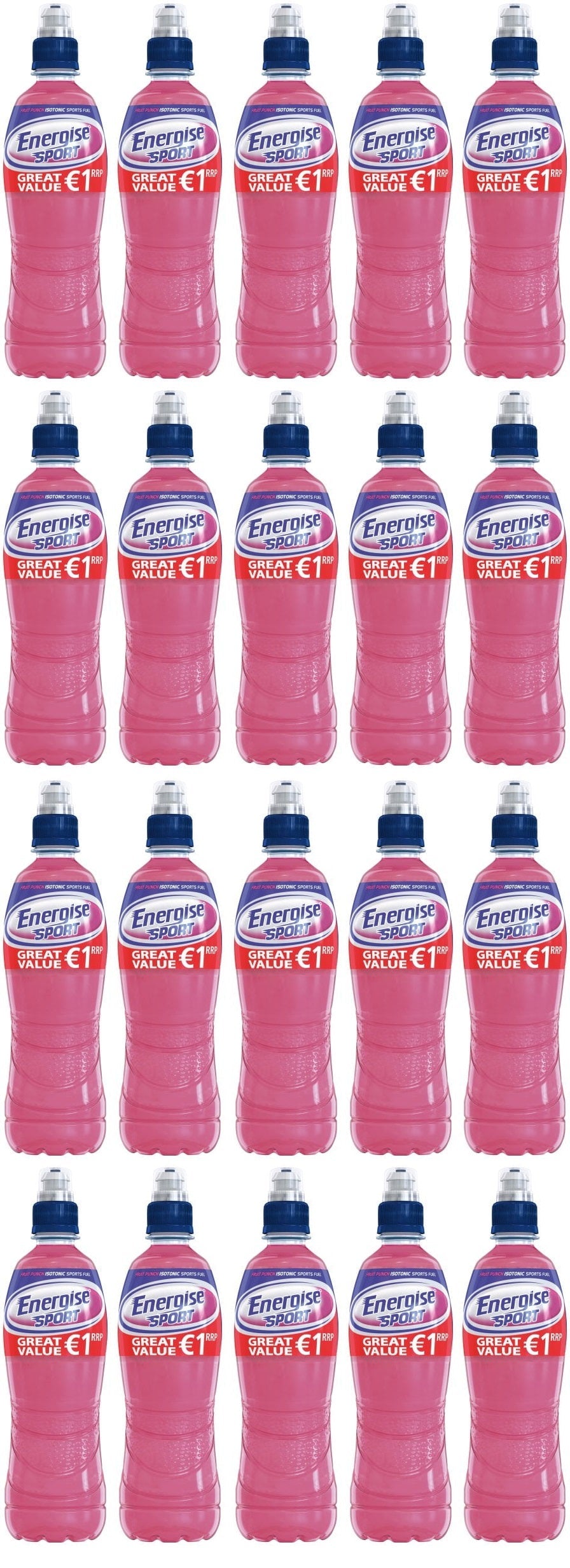 20 x Energise Sport Fruit Punch 500Ml