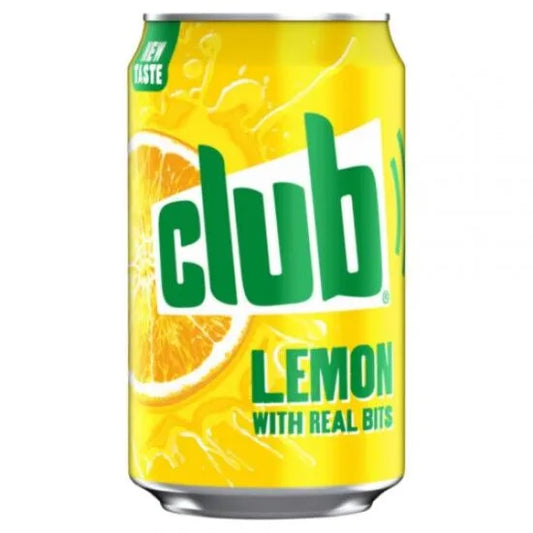 24 x Club Lemon Can 330Ml