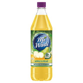12 x Mi Wadi Zero 0% Apple & Pear 1L