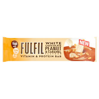 15 x Fulfil White Chocolate Peanut Caramel Flavour 55Gm