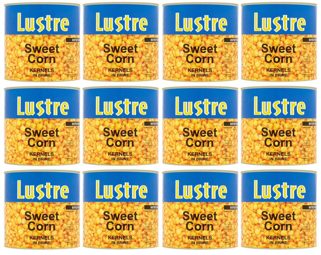 12 x Lustre Sweet Corn Kernels 326G