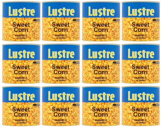 12 x Lustre Sweet Corn Kernels 326G