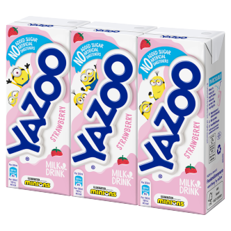 10 x Yazoo Milk Drink Nas Strawberry 3Pk - 3X200Ml