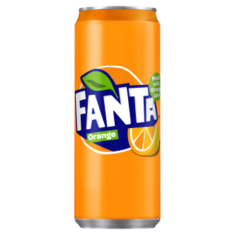 24 x Fanta Orange Can 330Ml