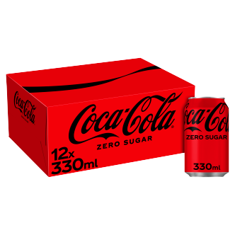 24 x Coke Zero Cans 330Ml