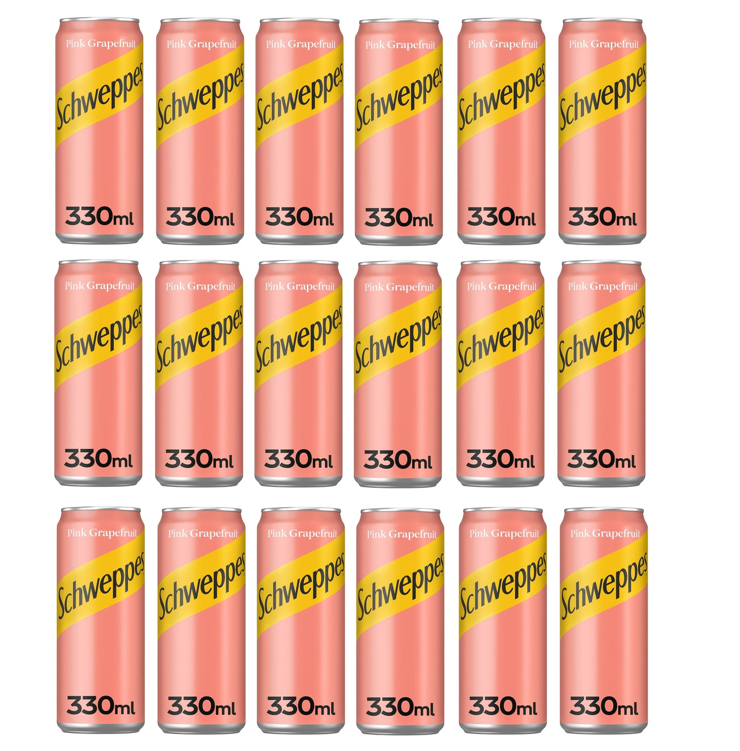 24 x Schweppes Pink Grapefruit 330Ml