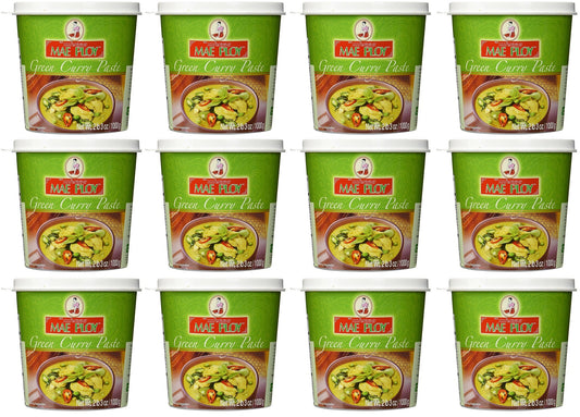 12 x Mae Ploy Curry Paste Green