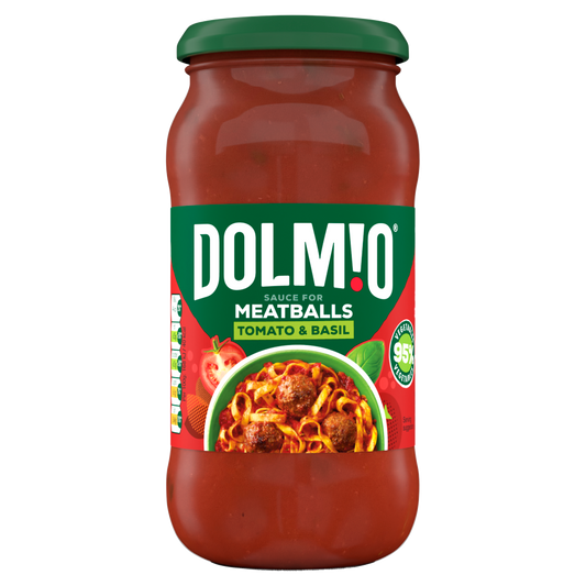 6 x Dolmio Tomato & Basil Sauce For Meatballs 450G