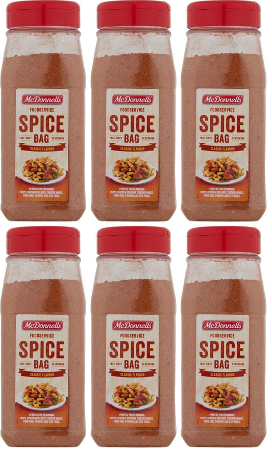 6 x Mcdonnells Foodservice Spice Bag Classic Flavour 600G