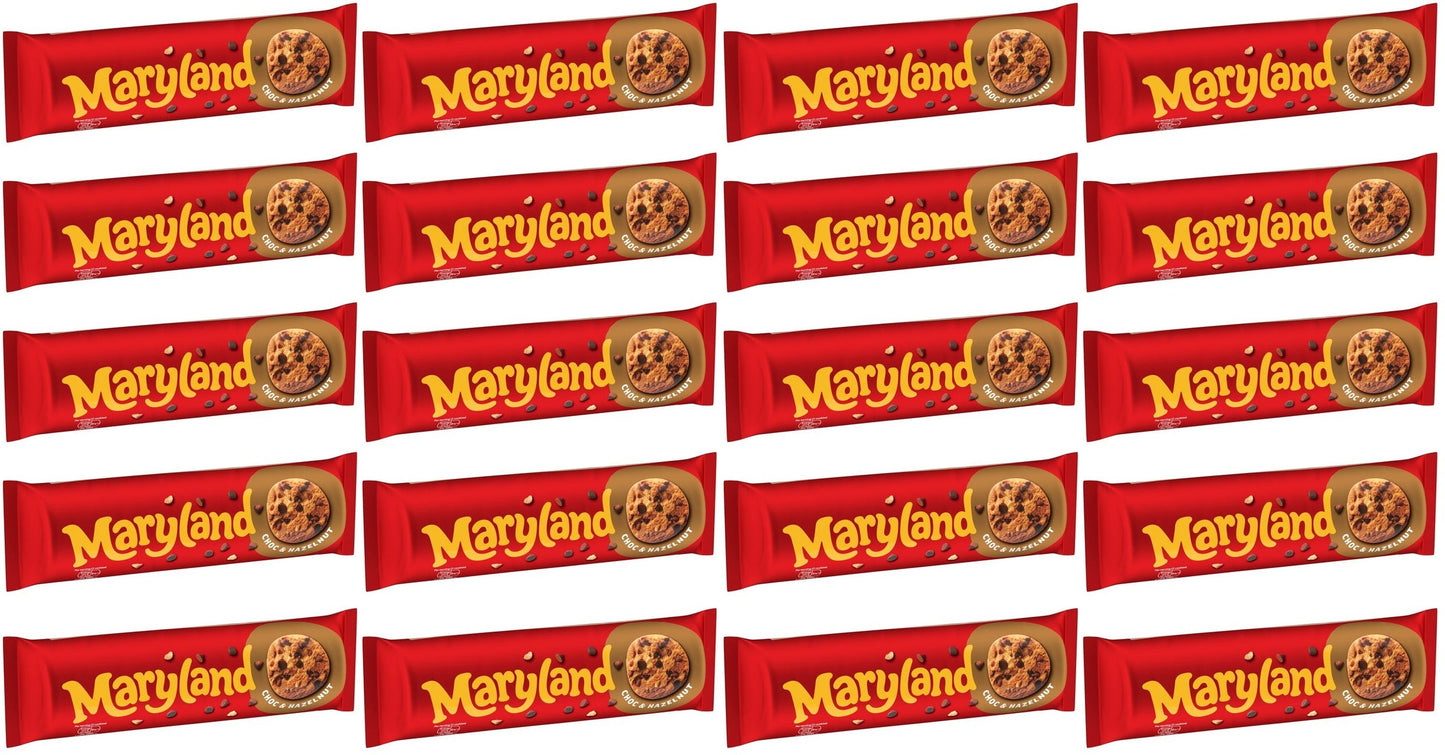 20 x Maryland Chocolate Chip & Nut - 200GM