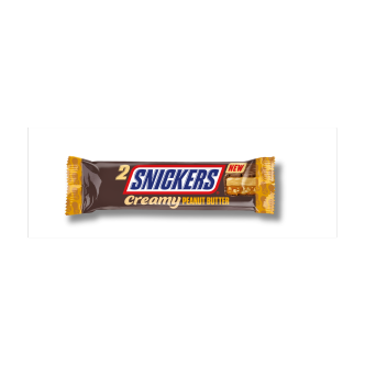 24 X Snickers Creamy Peanut Nut Butter Choc Duo Bar 36.5Gm