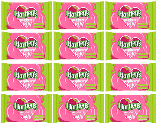 12 x Hartleys Jelly Raspberry Packet Packet