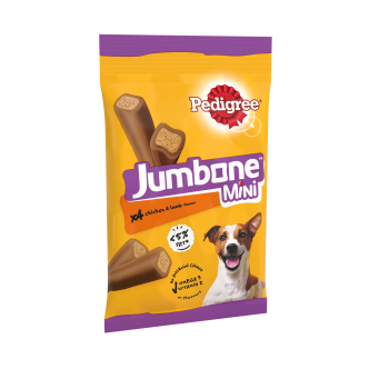 8 x Pedigree Jumbone Small Dog Chicken & Lamb 4 Chews 160Gm