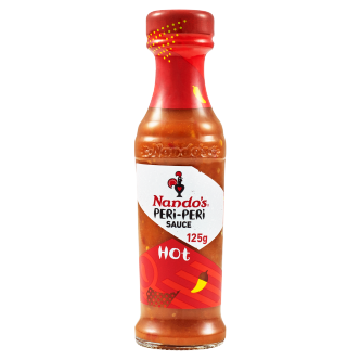 6 x Nandos Peri Peri Sauce Hot 125Ml