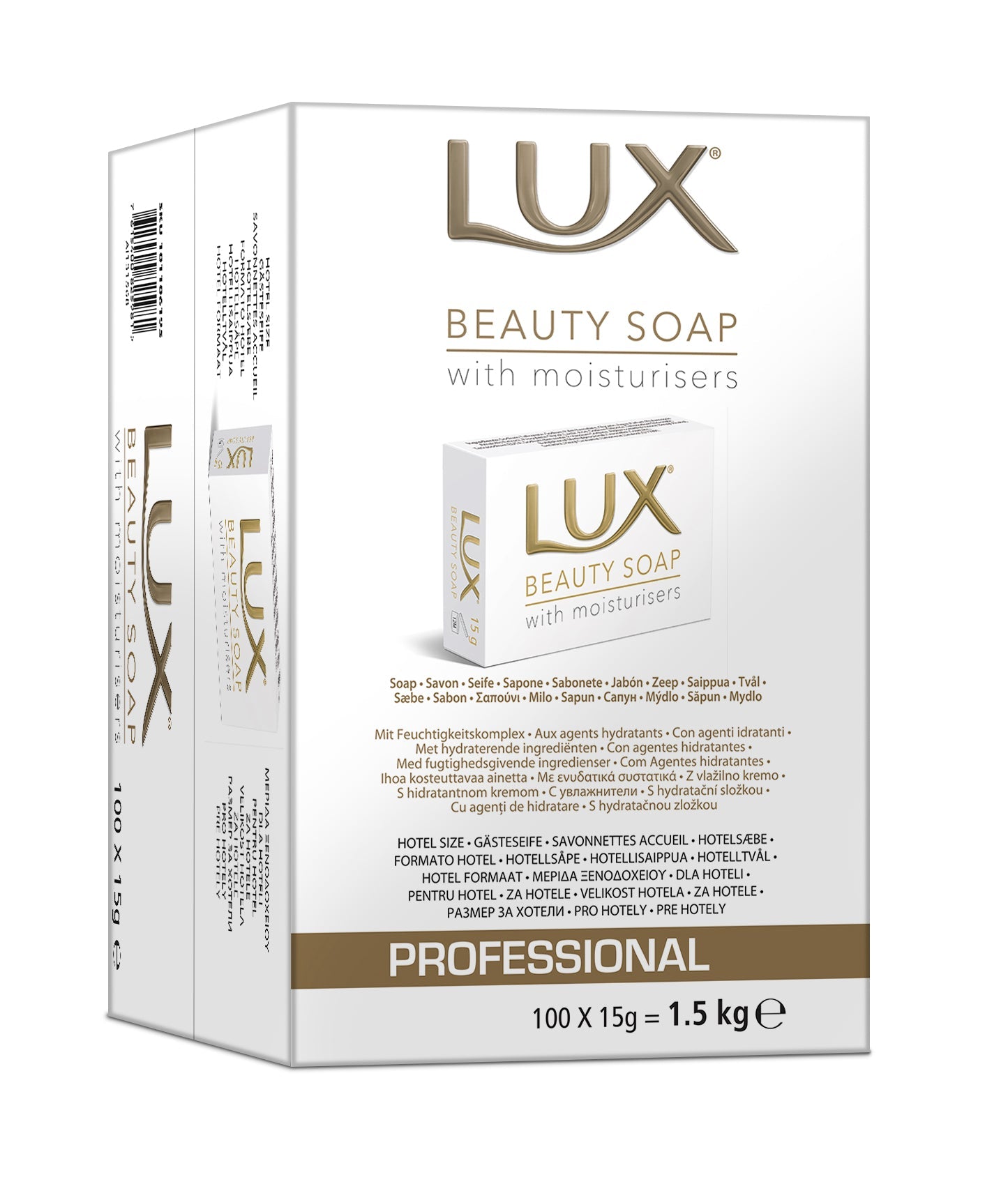 10 x Lux Professional Beauty Soap With Moisturisers 100 X 15G