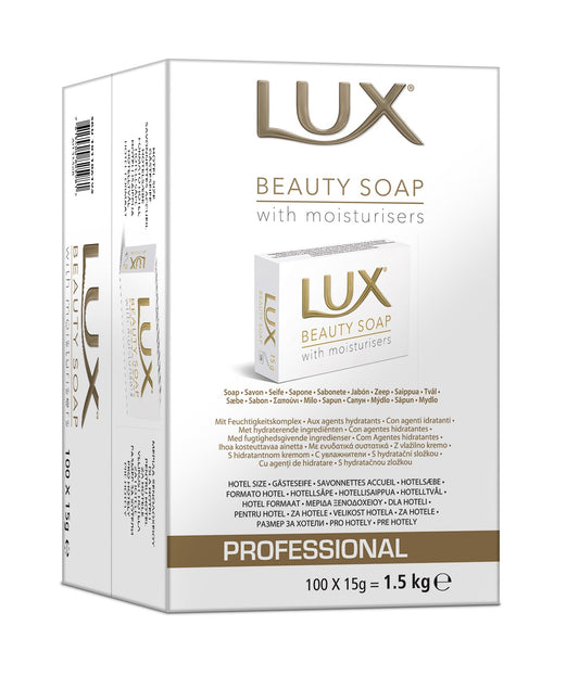 Lux Professional Beauty Soap With Moisturisers 100 X 15G