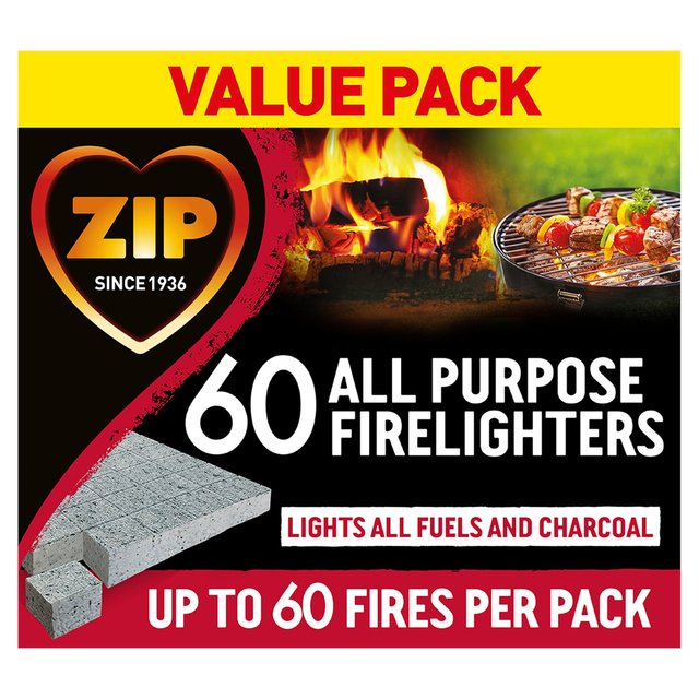 12 x Zip 60 High Performance All Purpose Firelighters