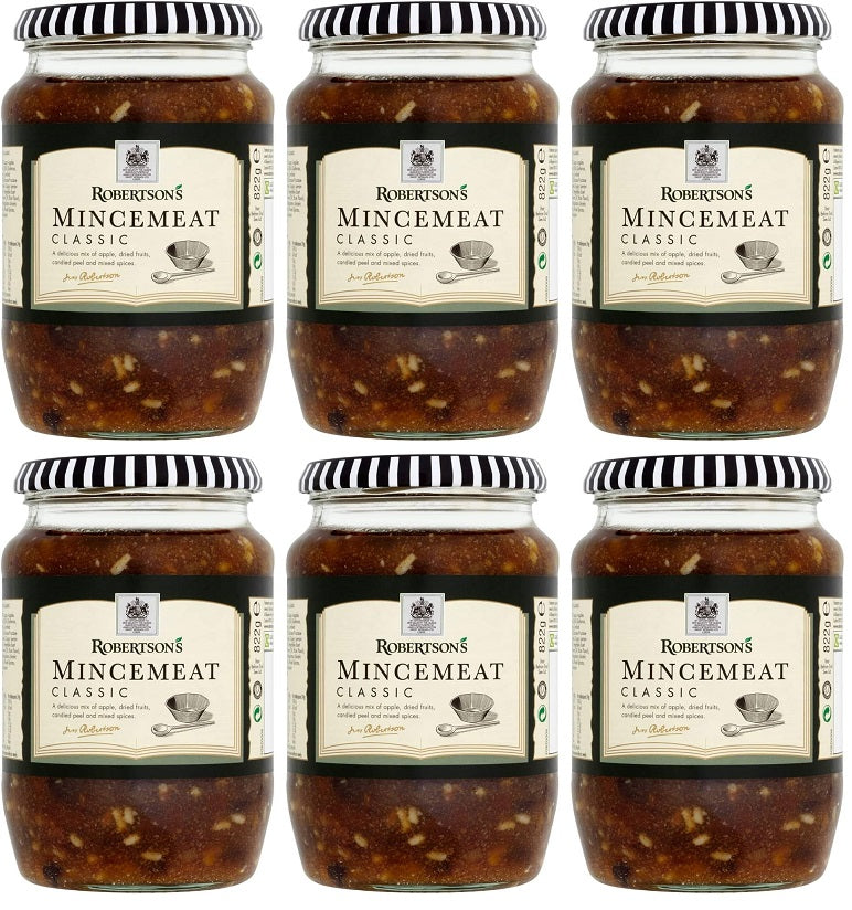 6 x Robertson's Mincemeat  - 822G
