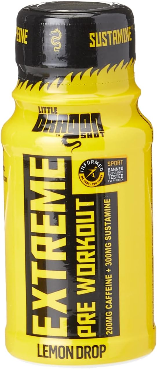 24 x Little Dragon Pre Work Out Lemon Drop 60ML