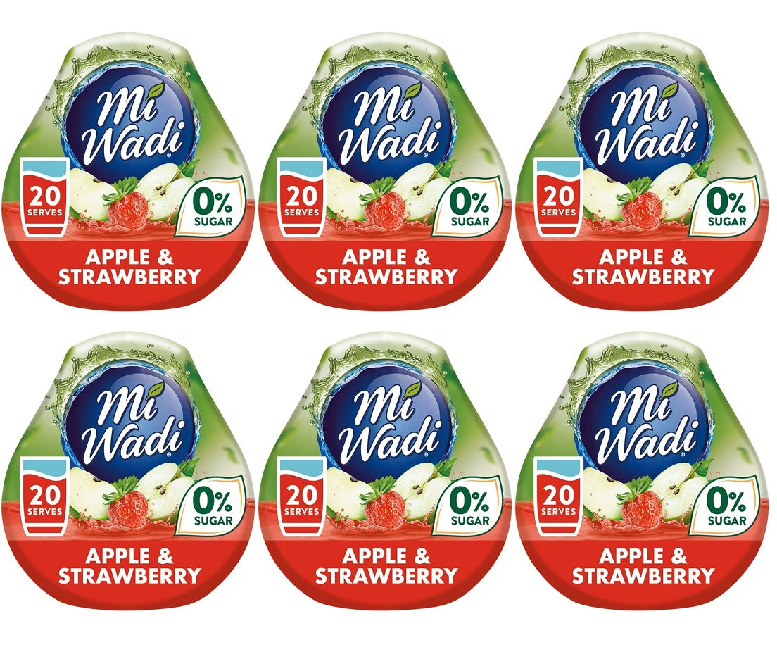 6 x Mi Wadi Apple & Strawberry 66Ml