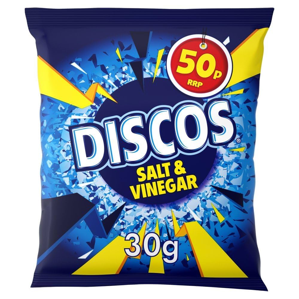 30 x Kp Discos Salt & Vinegar - 30GM