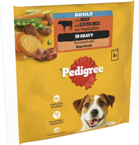 14 x Pedigree Dog Pouch Beef - 300GM
