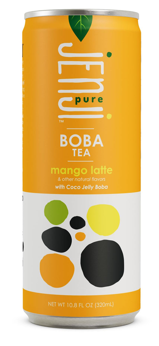 Jenji Pure Boba Tea Mango - 320ml