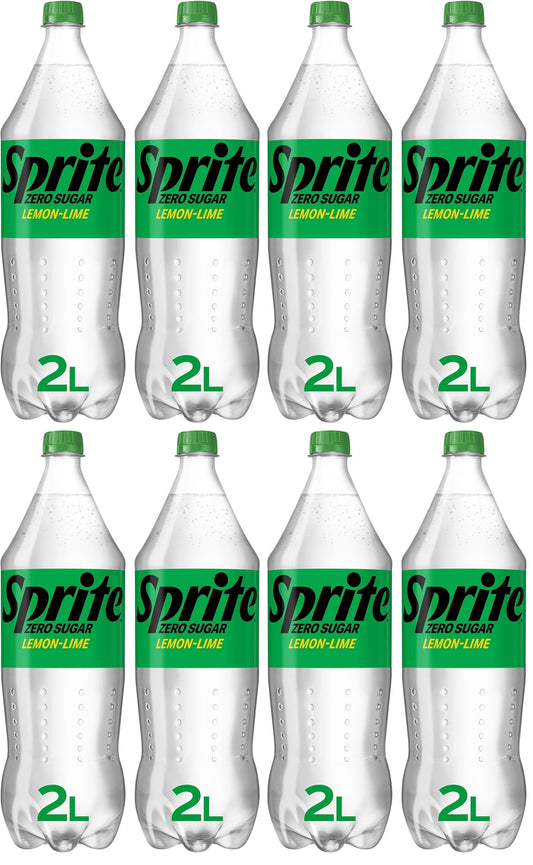 8 x Sprite Lemon-Lime No Sugar 2L