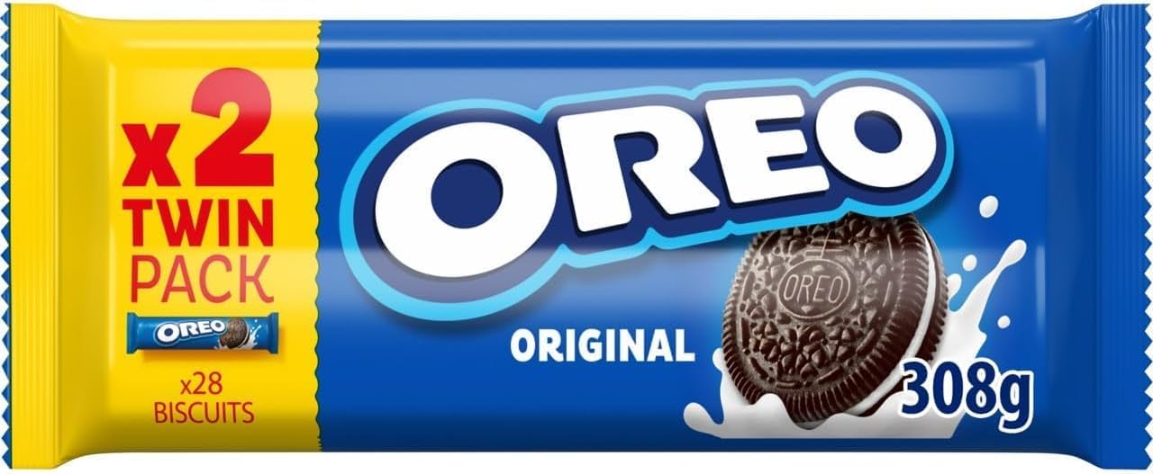 8 x Oreo Original Cookies 308G Twin