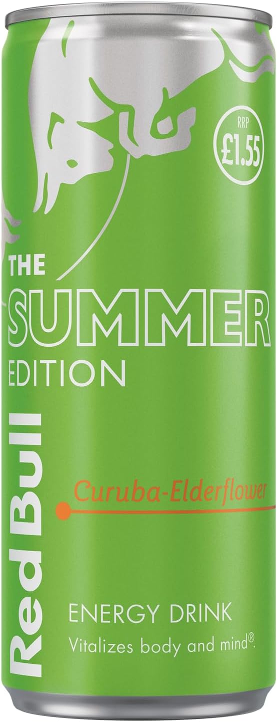 24 x Red Bull Curuba-Elderflower Energy Drink 250Ml