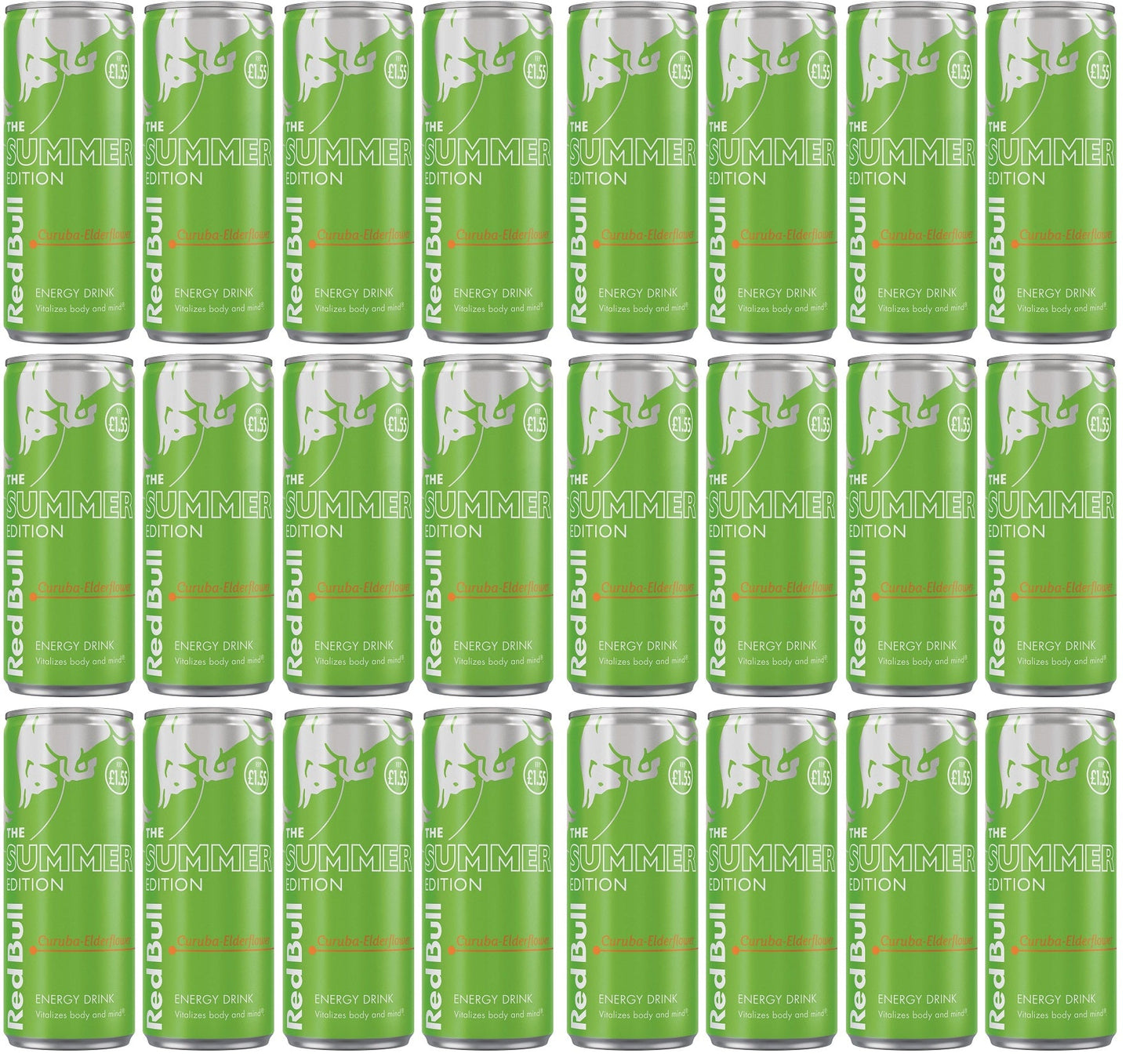 24 x Red Bull Curuba-Elderflower Energy Drink 250Ml