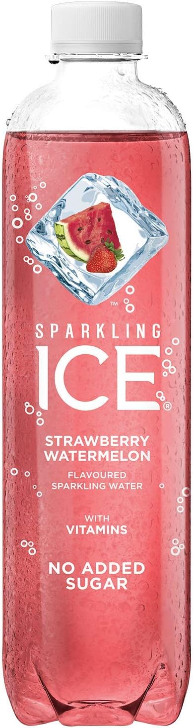 12 x Sparkling Ice Strawberry Watermelon 500ml