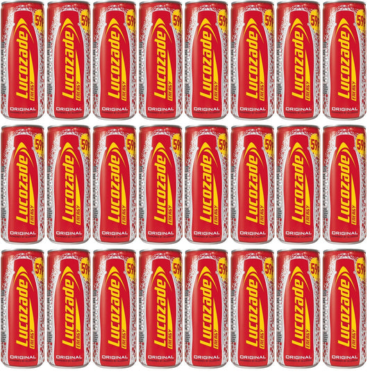 24 x Lucozade Energy Original Can - 250ML