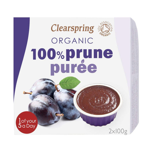 12 x Clearspring Org 100% Prune Puree - 200g