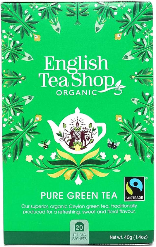 6 x English Tea Shop Pure Green Tea - 20Bags