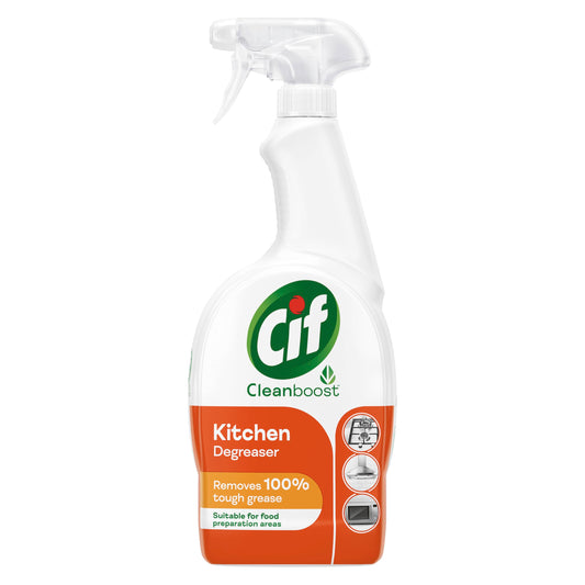 6 x Cif  Kitchen Spray Cleanboost 700 Ml
