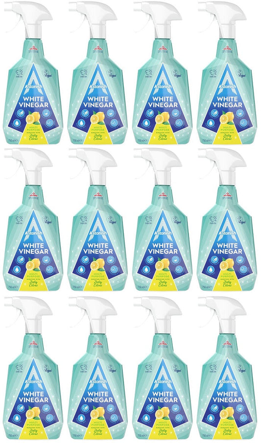 12 x Astonish White Vinegar Zesty Citrus - 750ML
