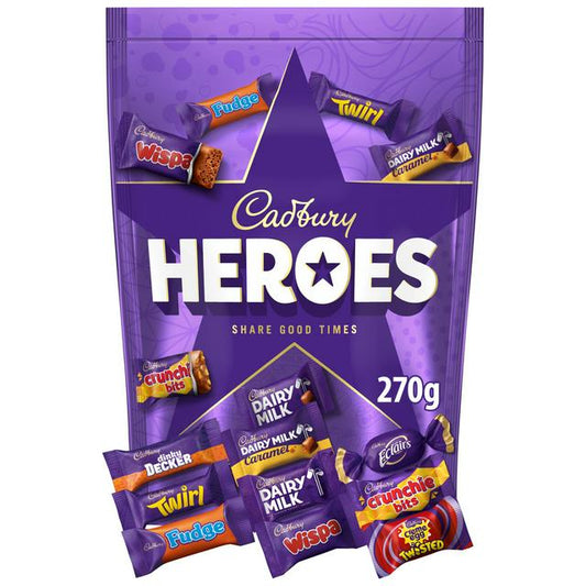 8 x Cadbury Heroes Pouch - 270GM