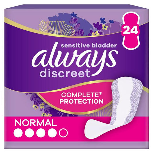 4 x Always Discreet Liners - 24 PACK